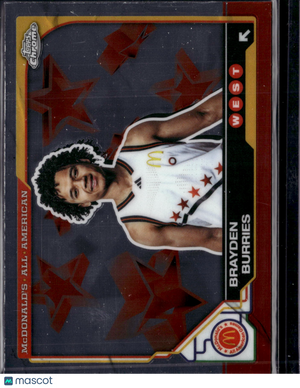 2025 Topps Chrome McDonald's All American Brayden Burries #46