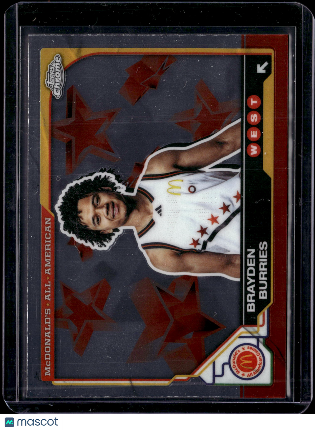 2025 Topps Chrome McDonald's All American Brayden Burries #46