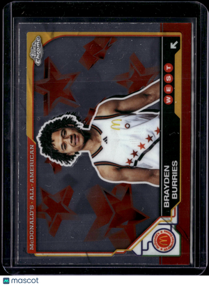 2025 Topps Chrome McDonald's All American Brayden Burries #46