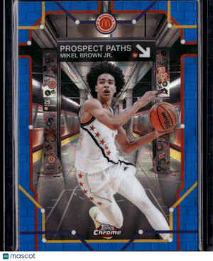 2025 Topps Chrome McDonald's All American Prospect Paths Mikel Brown Jr. #PP-9