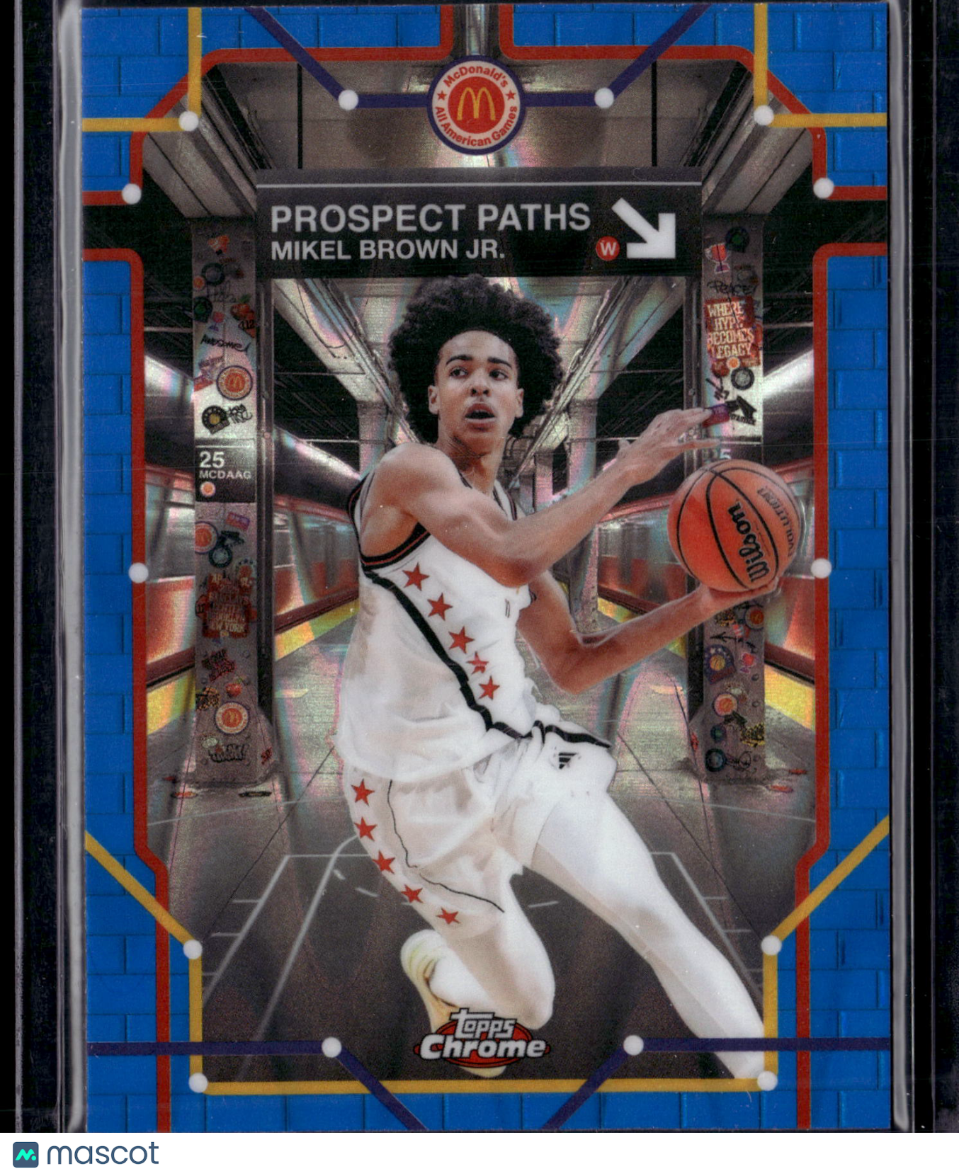 2025 Topps Chrome McDonald's All American Prospect Paths Mikel Brown Jr. #PP-9