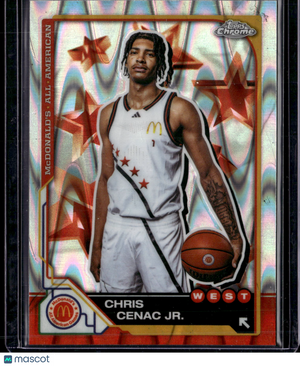2025 Topps Chrome McDonald's All American Chris Cenac Jr. #11 RayWave