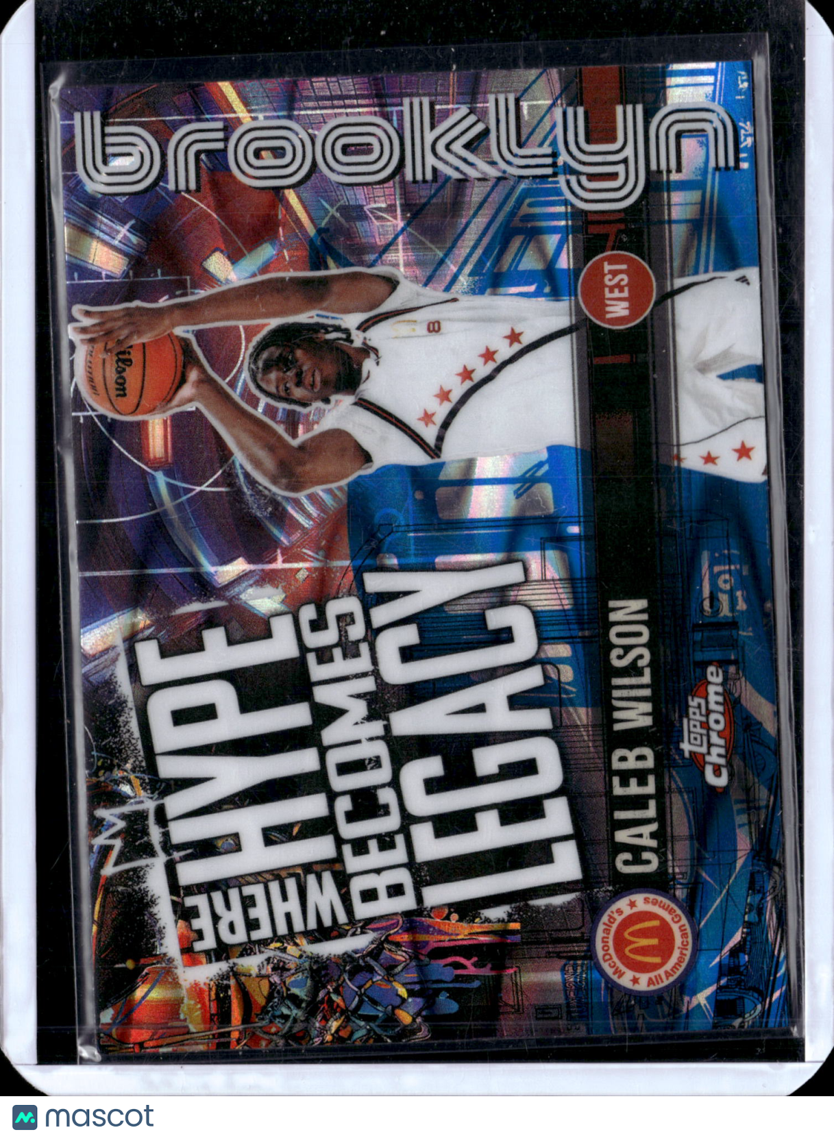 2025 Topps Chrome McDonald's All American Caleb Wilson #HL-5