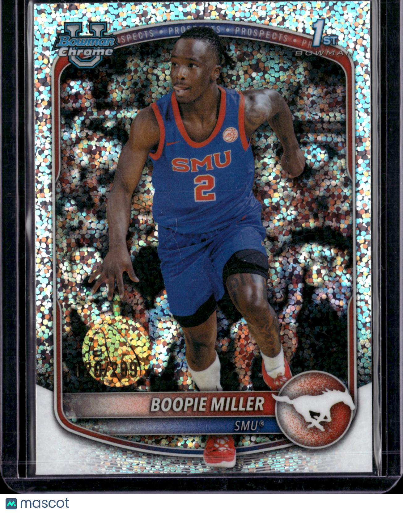 2025 Bowman Chrome University Boopie Miller #BCP-72 Speckle Refractor /18.