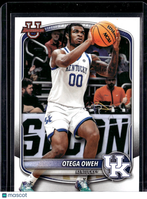 2025 Bowman University Chrome Basketball Otega Oweh #BPP-98 /13.