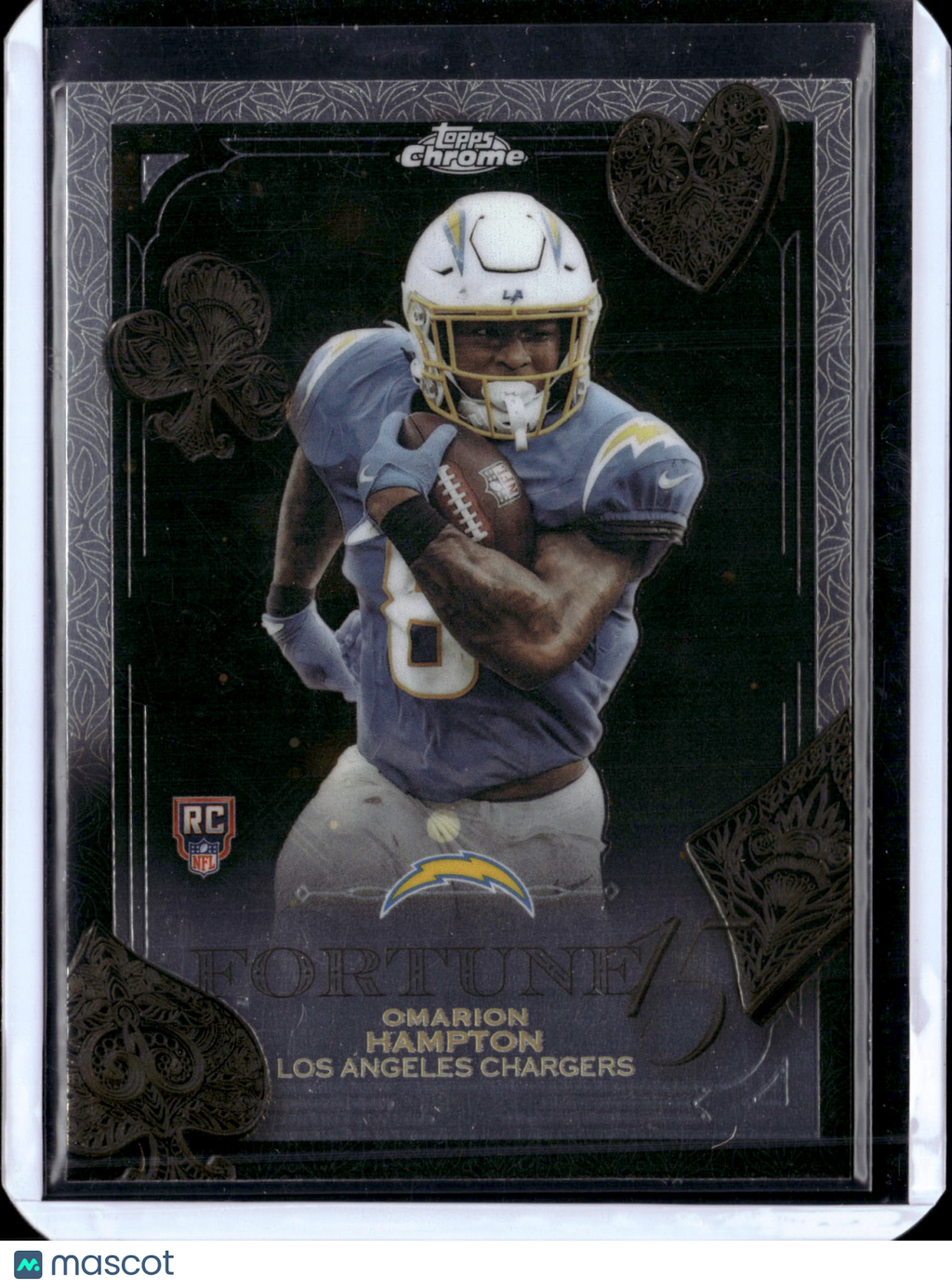 2025 Topps Chrome Fortune 15 Omarion Hampton #F15-25 RC