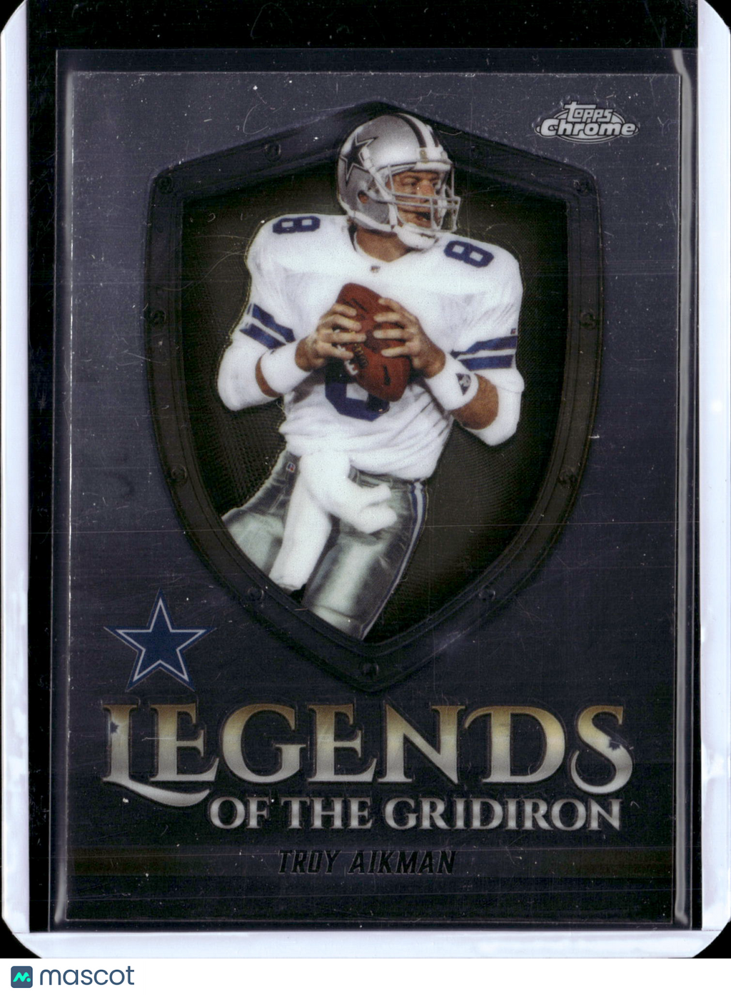 2025 Topps Chrome Legends of the Gridiron Troy Aikman #LOG-7