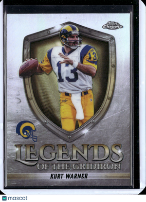 2025 Topps Chrome Legends of the Gridiron Kurt Warner #LOG-1 Refractor