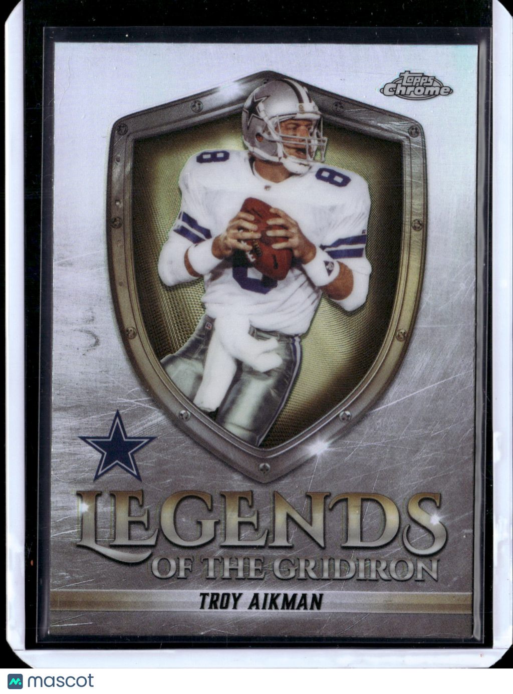 2025 Topps Chrome Legends of the Gridiron Troy Aikman #LOG-7 Refractor