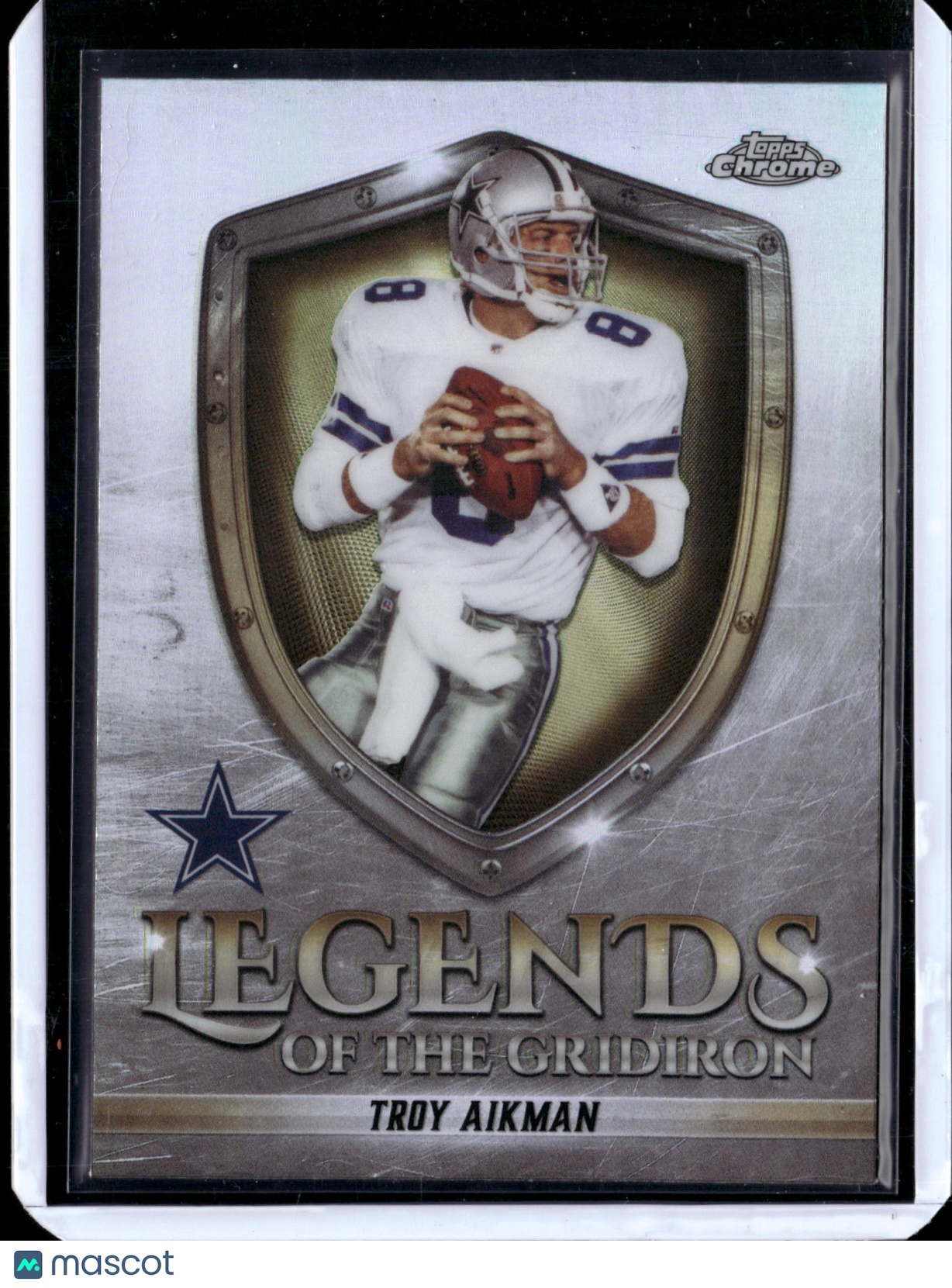 2025 Topps Chrome Legends of the Gridiron Troy Aikman #LOG-7 Refractor