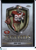 2025 Topps Chrome Legends of the Gridiron Jerry Rice #LOG-21 Refractor