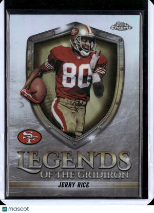 2025 Topps Chrome Legends of the Gridiron Jerry Rice #LOG-21 Refractor
