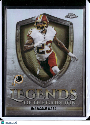 2025 Topps Chrome Legends of the Gridiron DeAngelo Hall #LOG-35 Refractor