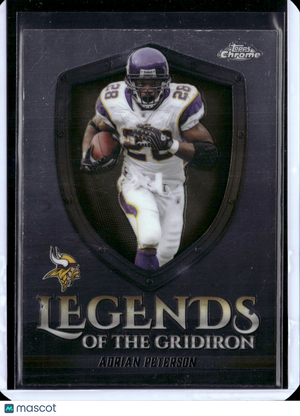 2025 Topps Chrome Legends of the Gridiron Adrian Peterson #LOG-15