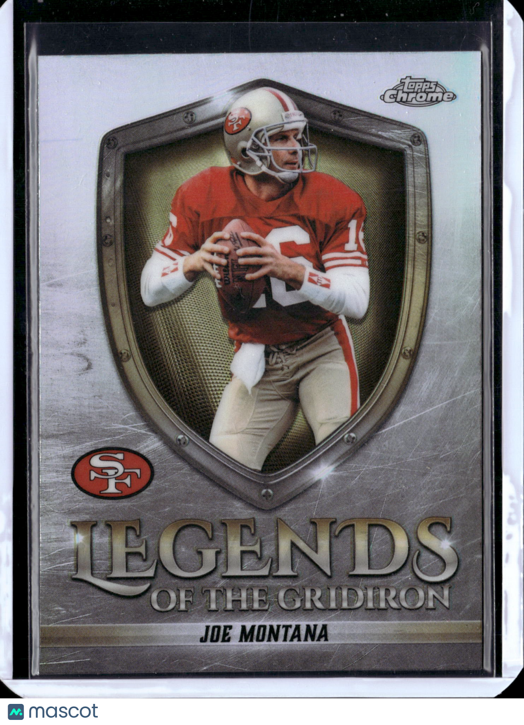 2025 Topps Chrome Legends of the Gridiron Joe Montana #LOG-8 Refractor