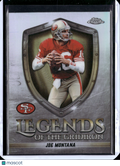 2025 Topps Chrome Legends of the Gridiron Joe Montana #LOG-8 Refractor