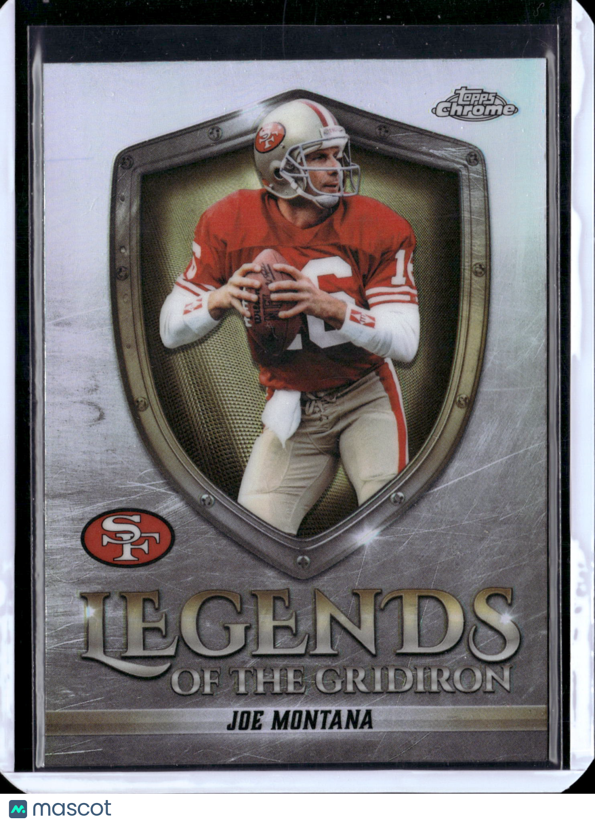 2025 Topps Chrome Legends of the Gridiron Joe Montana #LOG-8 Refractor