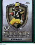 2025 Topps Chrome Legends of the Gridiron Sterling Sharpe #LOG-27 Refractor