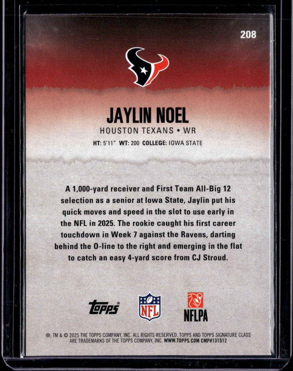2025 Topps Composite Jaylin Noel #208 RC