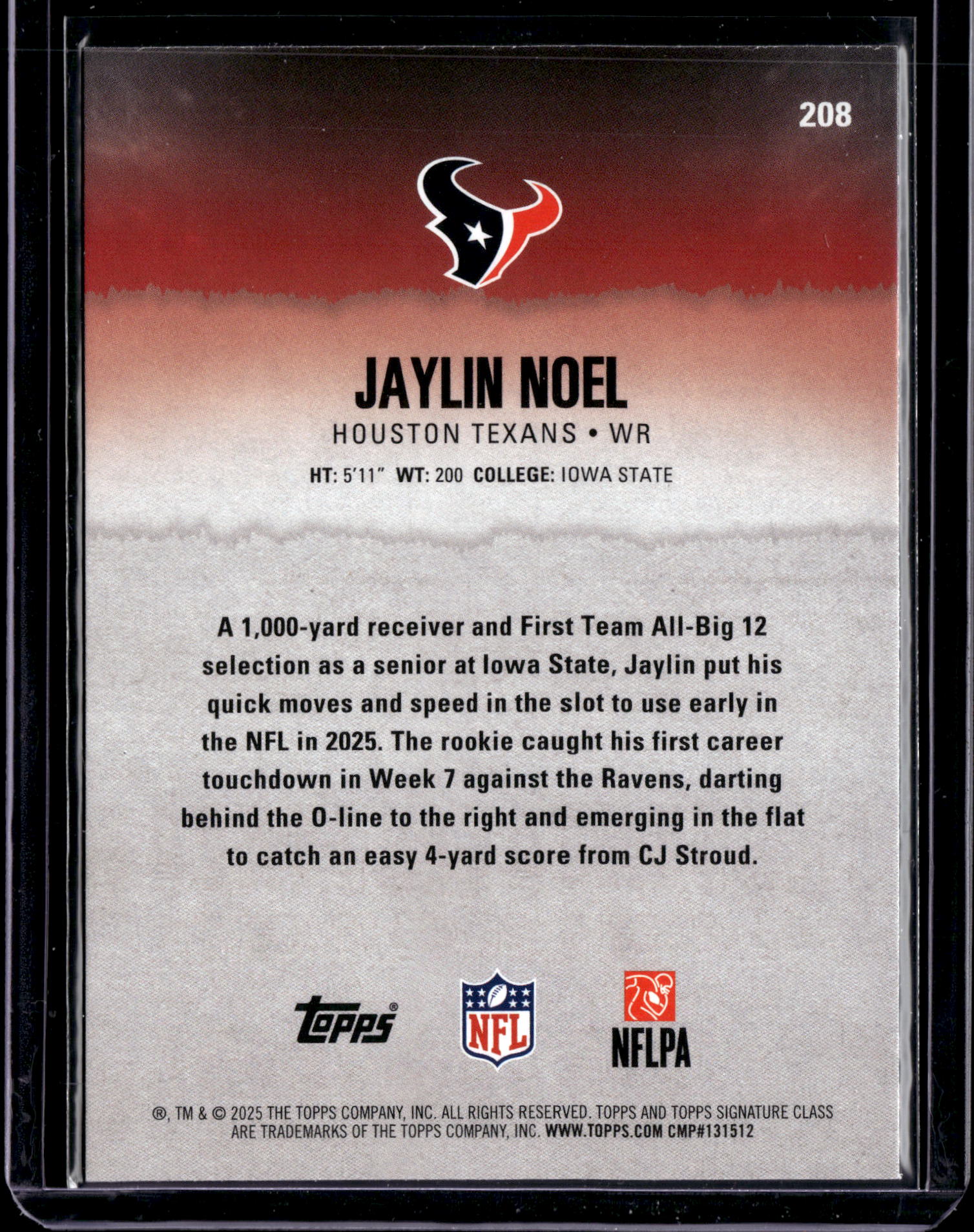2025 Topps Composite Jaylin Noel #208 RC