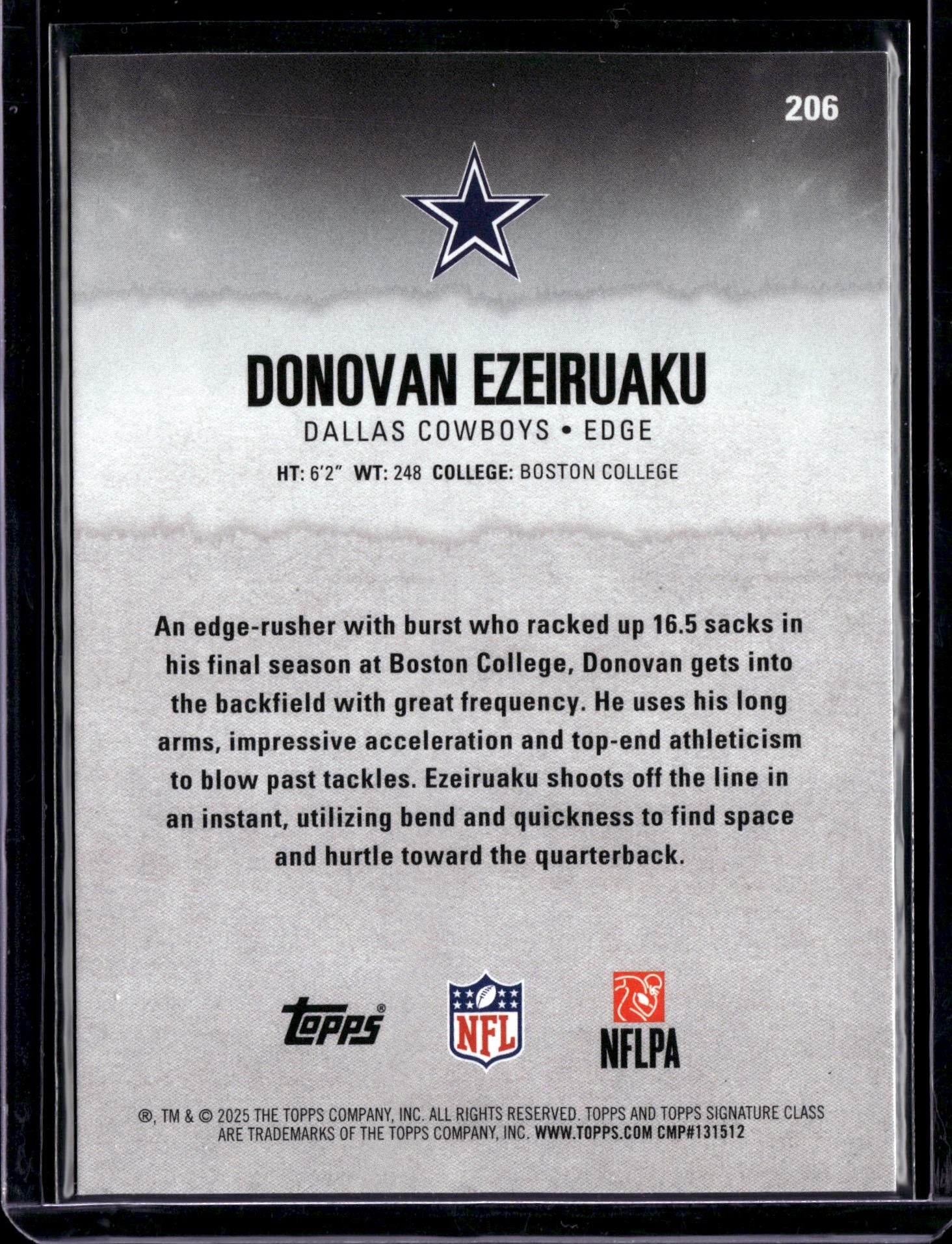 2025 Topps Composite Donovan Ezeiruaku #206 RC