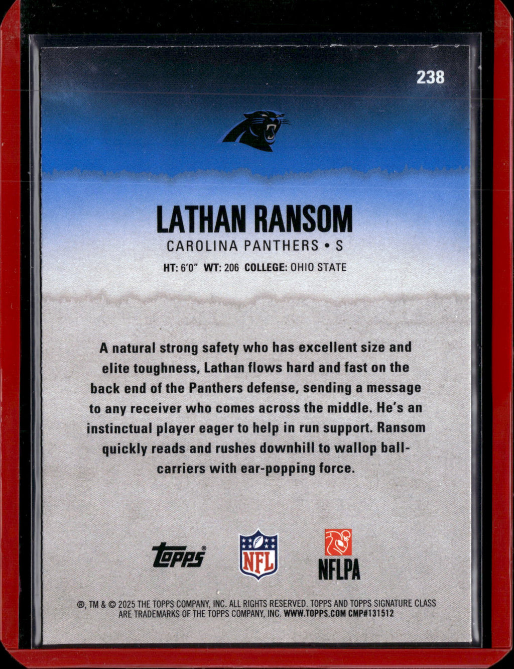 2025 Topps Composite Lathan Ransom #238 RC