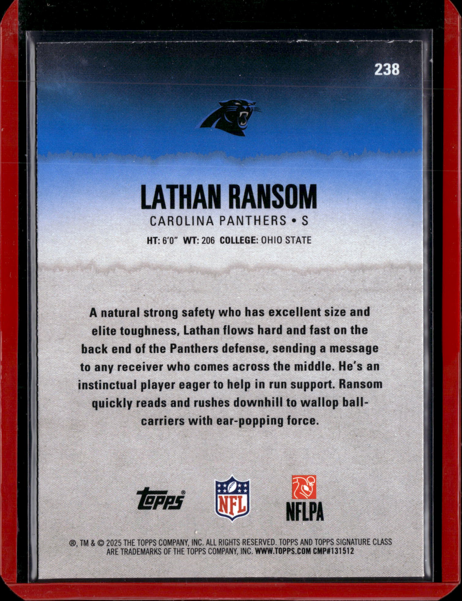 2025 Topps Composite Lathan Ransom #238 RC