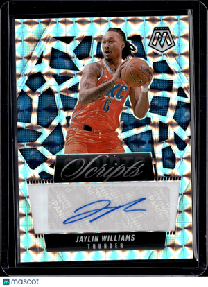 2025 Panini Mosaic Scripts Jaylin Williams #MS-JAY
