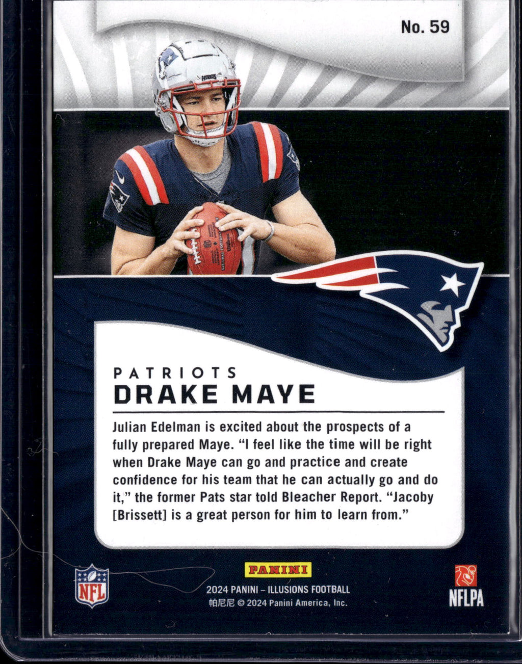 2024 Panini Illusions Drake Maye #59 RC