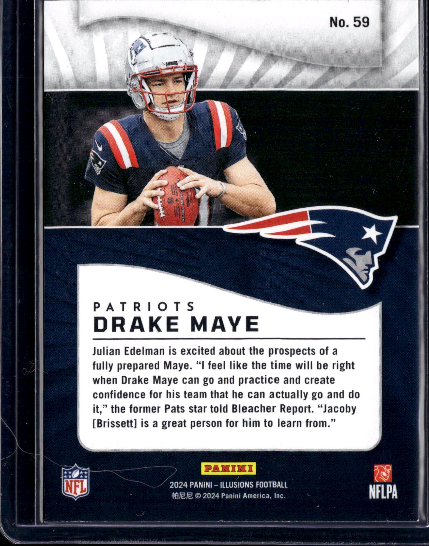 2024 Panini Illusions Drake Maye #59 RC