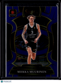 2026 Panini Select EuroLeague Prizm Miikka Muurinen #98 Blue Concourse
