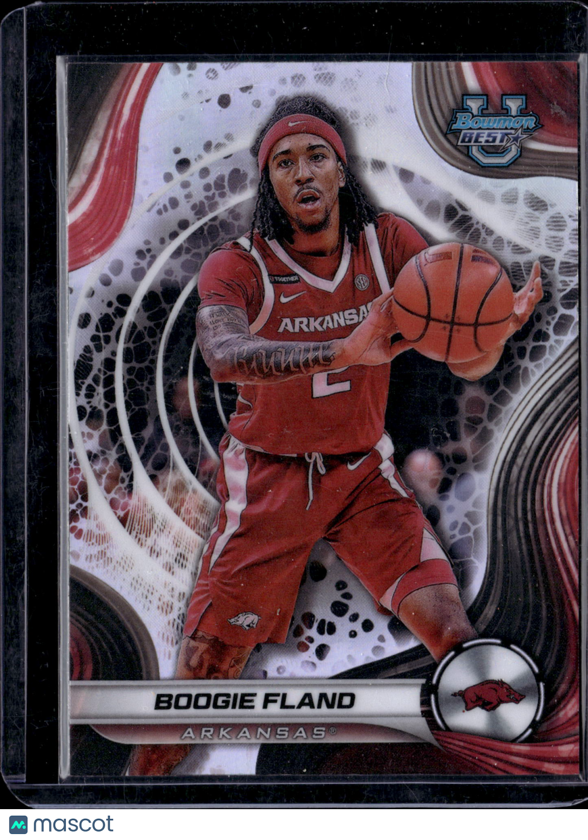 2025 Topps Bowman University Best Boogie Fland #12 Refractor