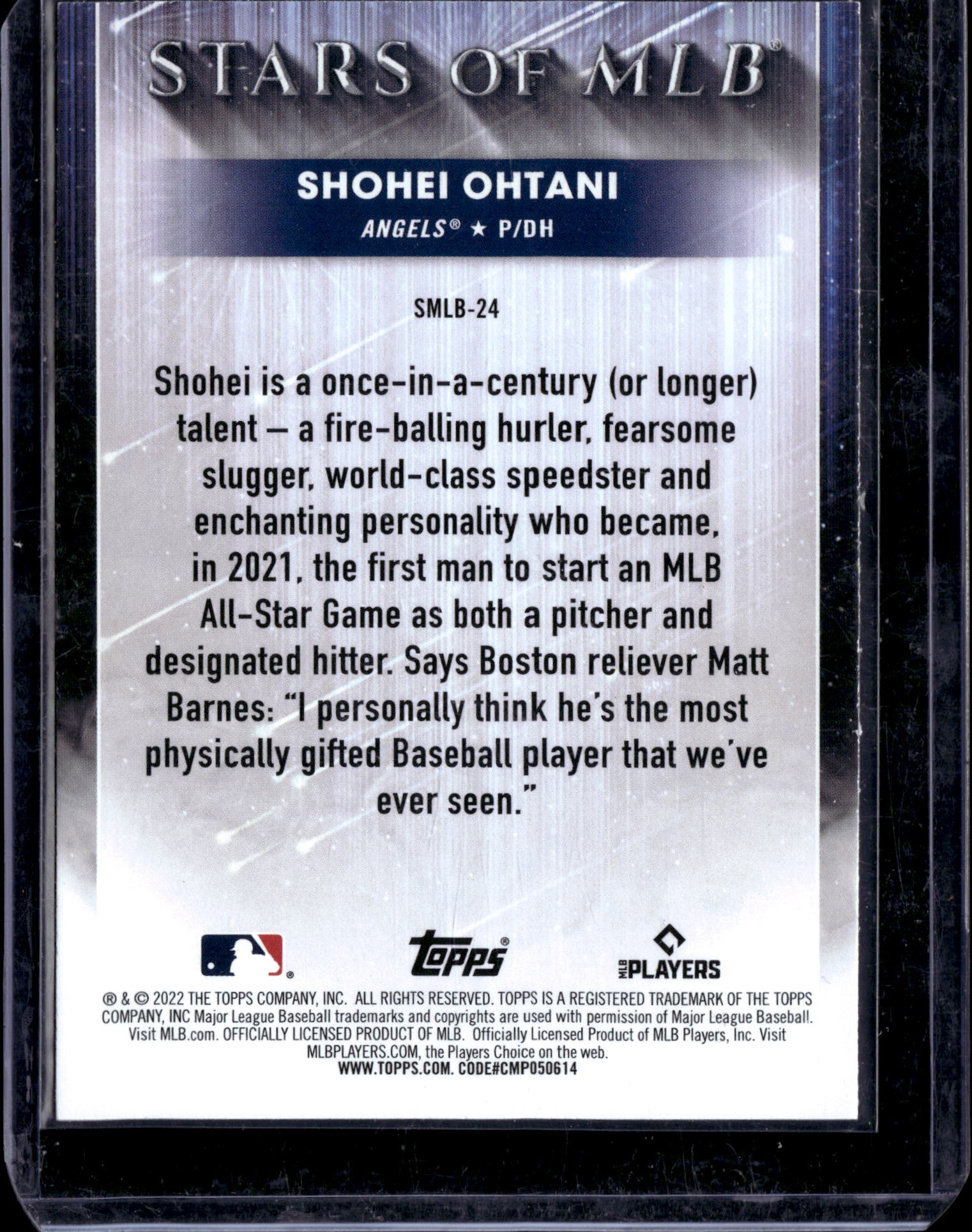 2022 Topps Stars of MLB Shohei Ohtani #SMLB-24
