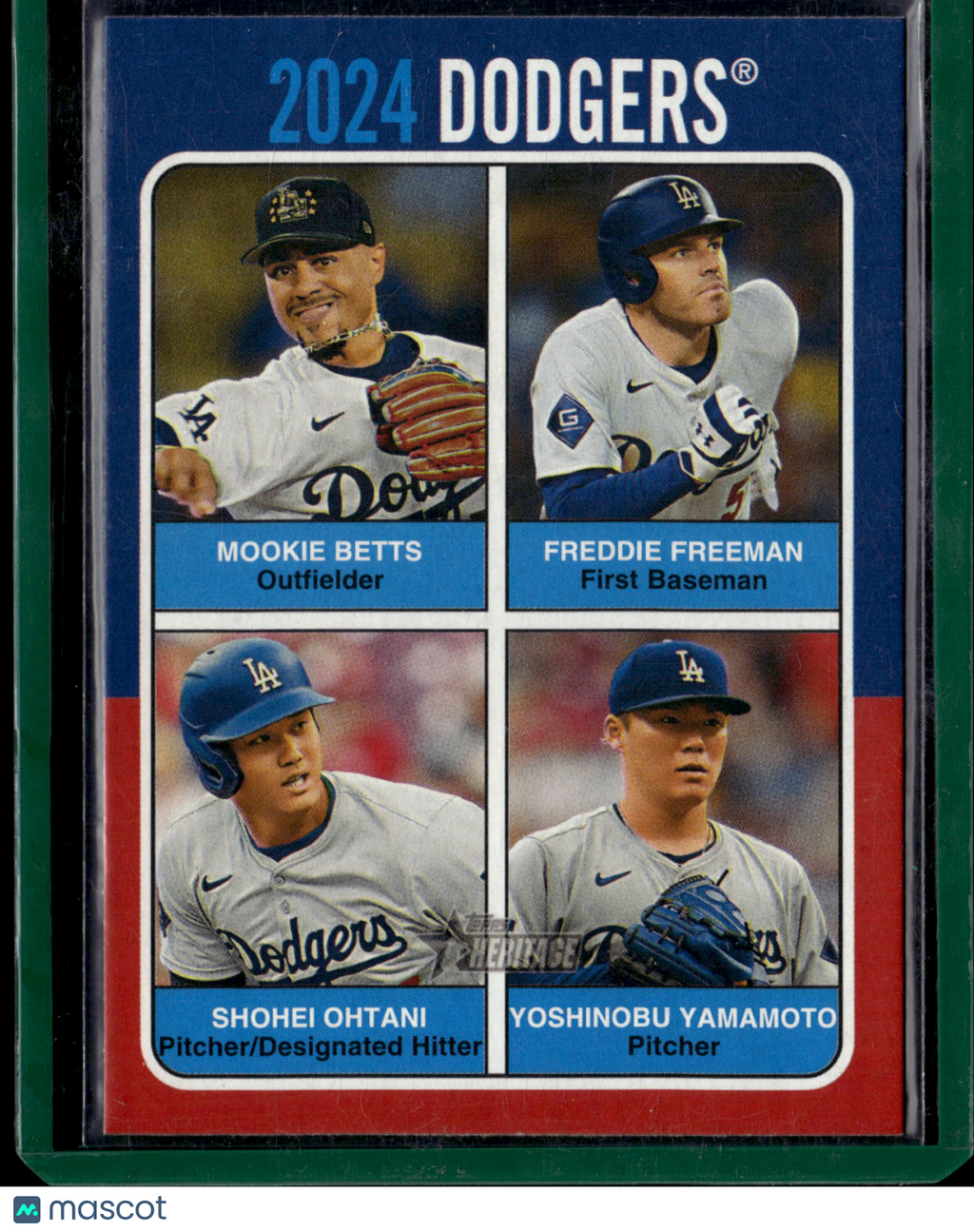 2024 Topps Heritage  Betts Yoshinobu Yamamoto Shohei Ohtani Freddie Freeman 75