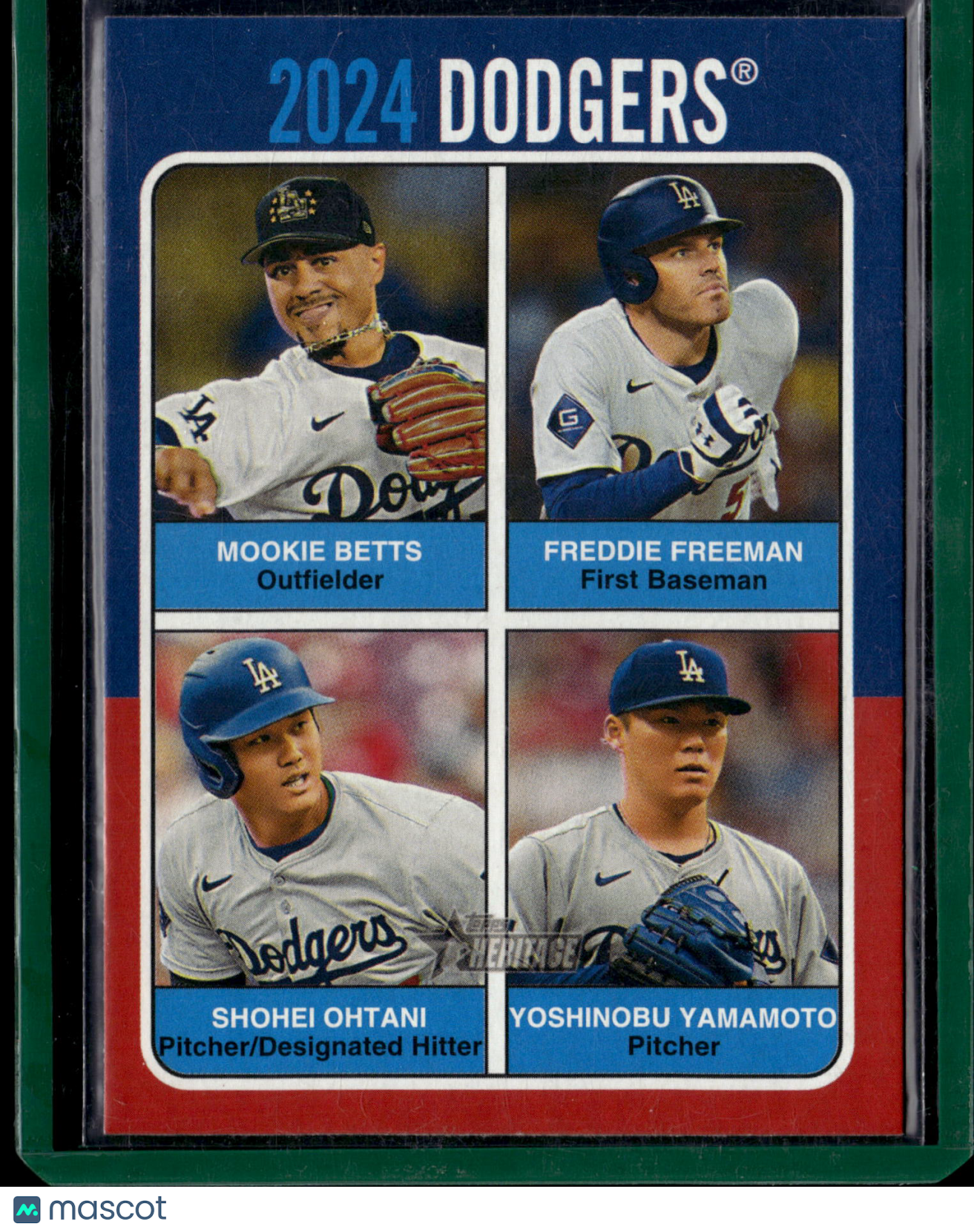 2024 Topps Heritage  Betts Yoshinobu Yamamoto Shohei Ohtani Freddie Freeman 75