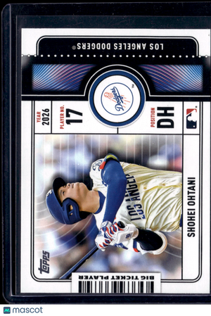 2026 Topps Big Ticket Player Shohei Ohtani #BTP-3