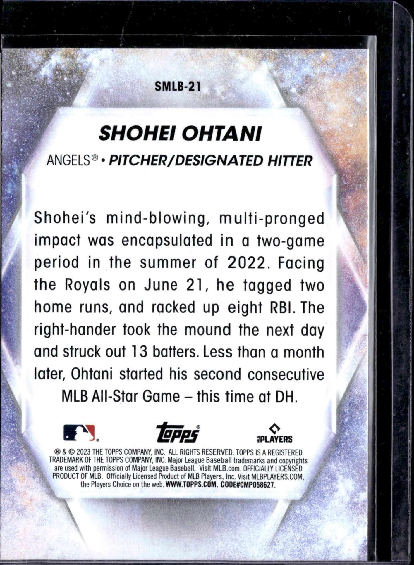 2023 Topps Stars of MLB Shohei Ohtani #SMLB-21