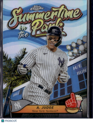 2024 Topps Chrome Summertime in the Park Aaron Judge #SITP-3