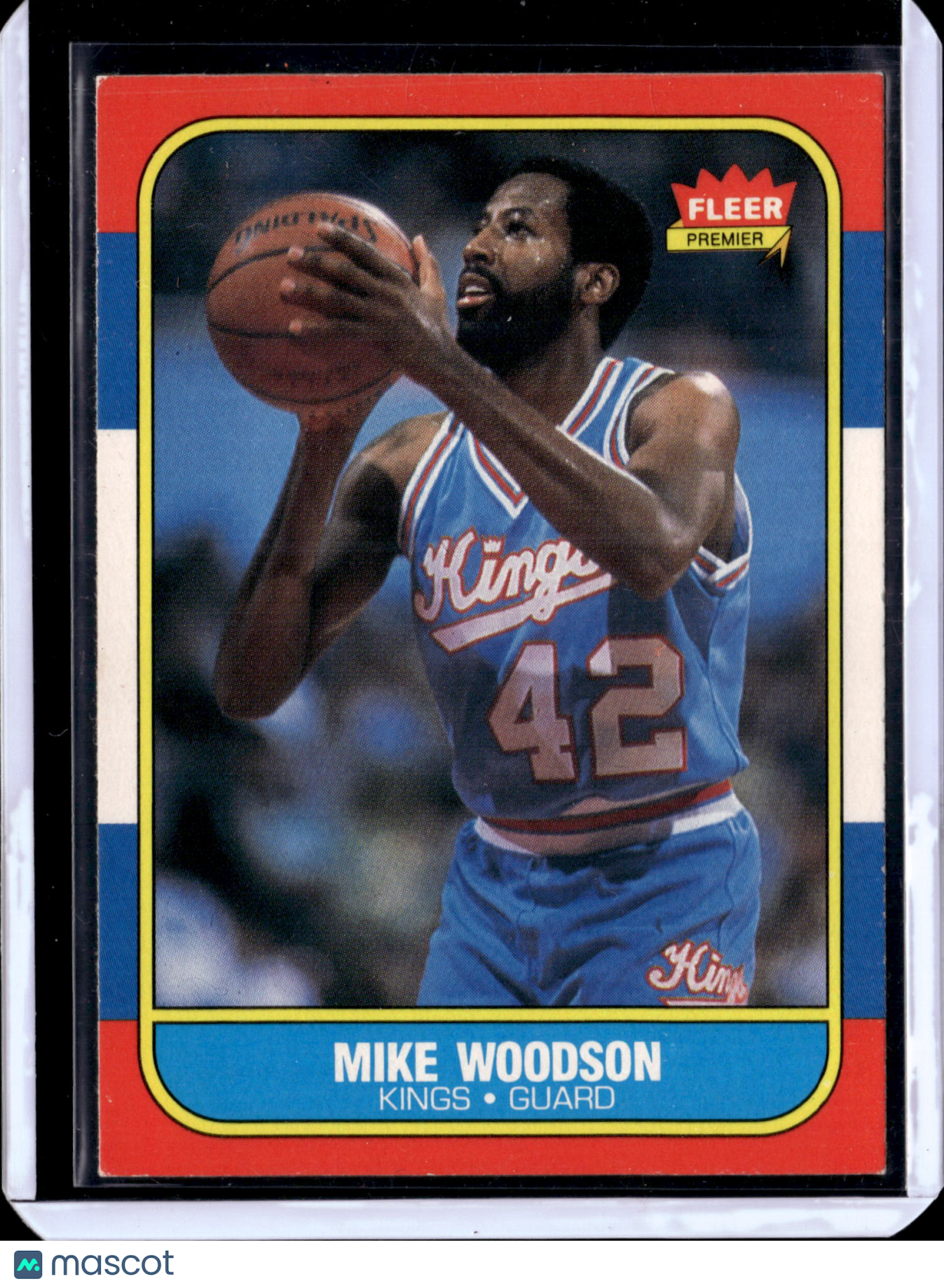 1986 Fleer Premier Mike Woodson #129