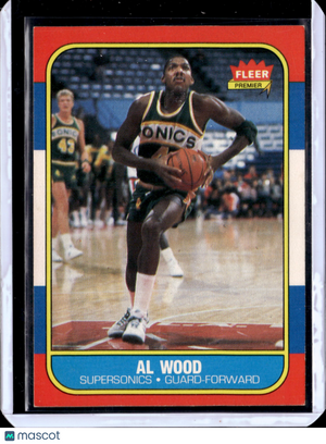 1985 Fleer Al Wood #128