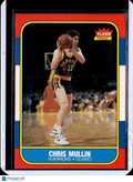 1986 Fleer Premier Chris Mullin #77