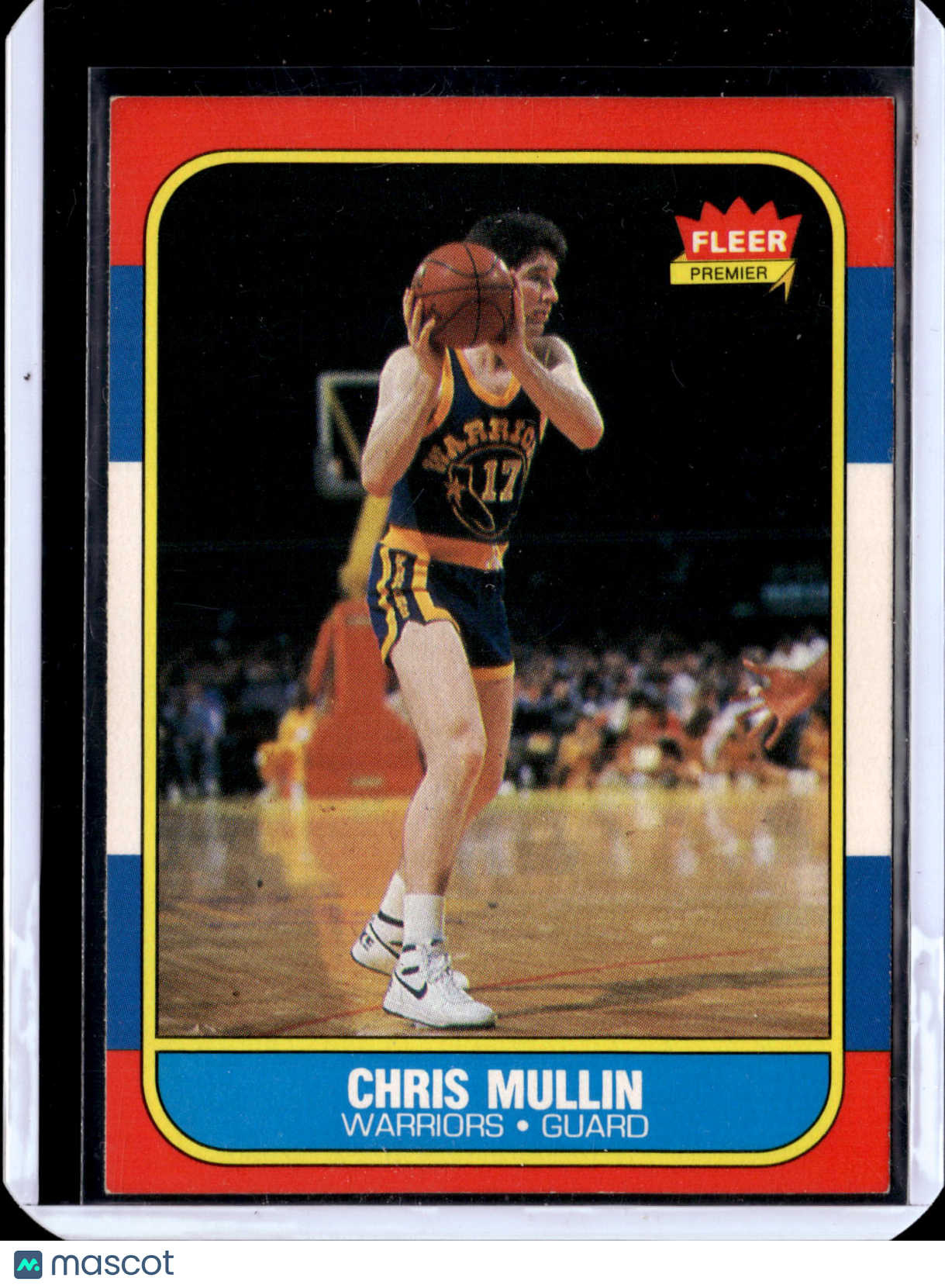 1986 Fleer Premier Chris Mullin #77
