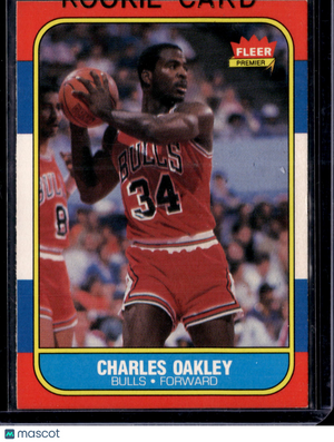1985 Fleer Premier Charles Oakley #81
