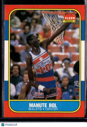 1986 Fleer Manute Bol #12
