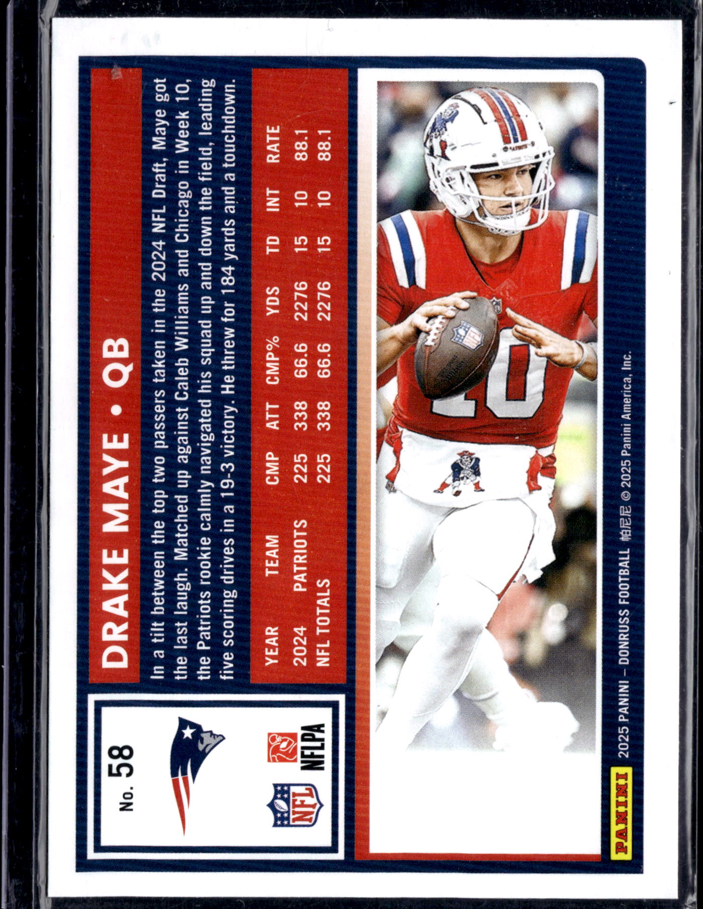 2025 Donruss Drake Maye #58