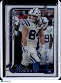 2025 Topps Chrome Tyler Warren #346 Refractor RC
