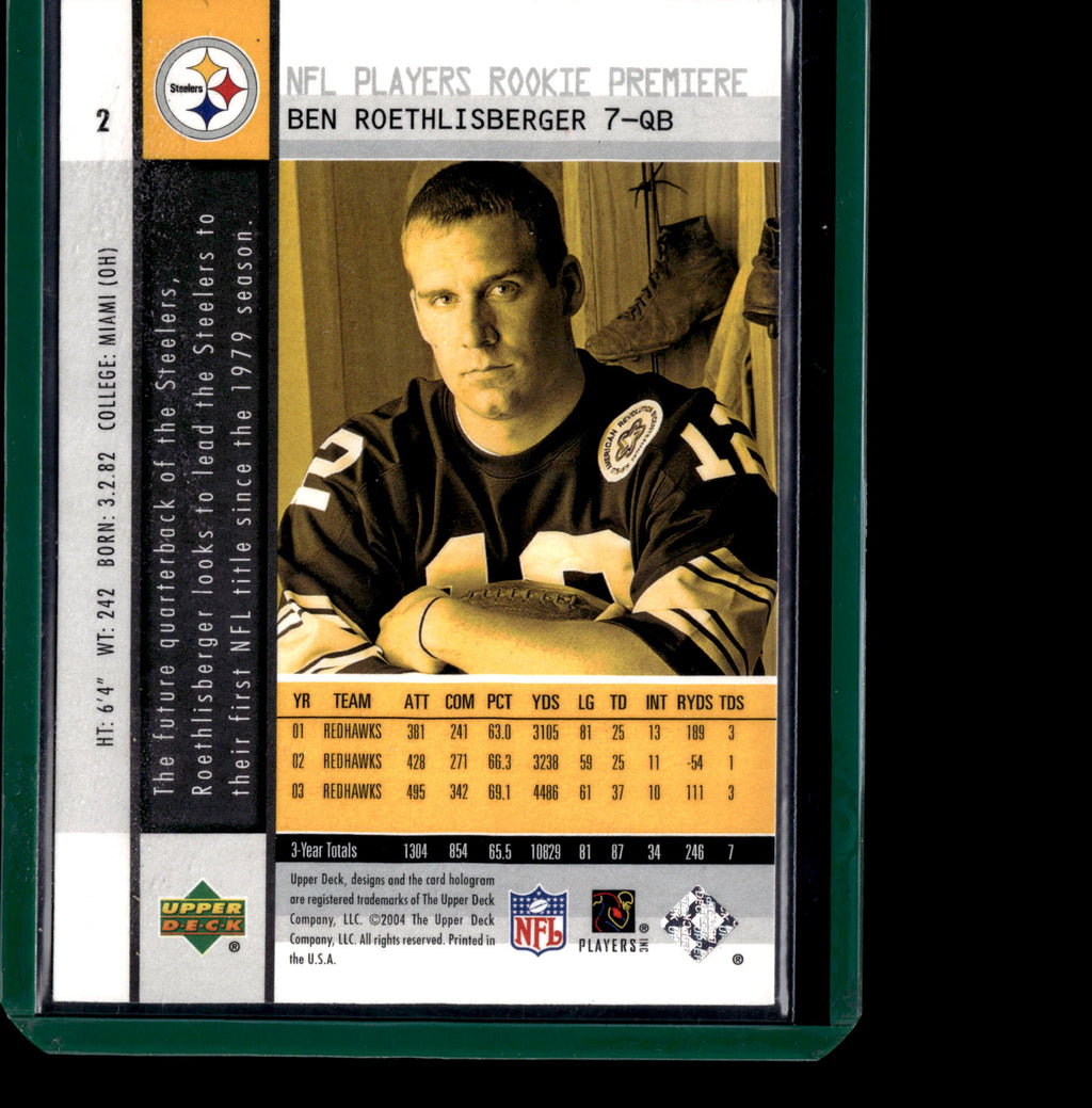 2004 Upper Deck Ben Roethlisberger #2