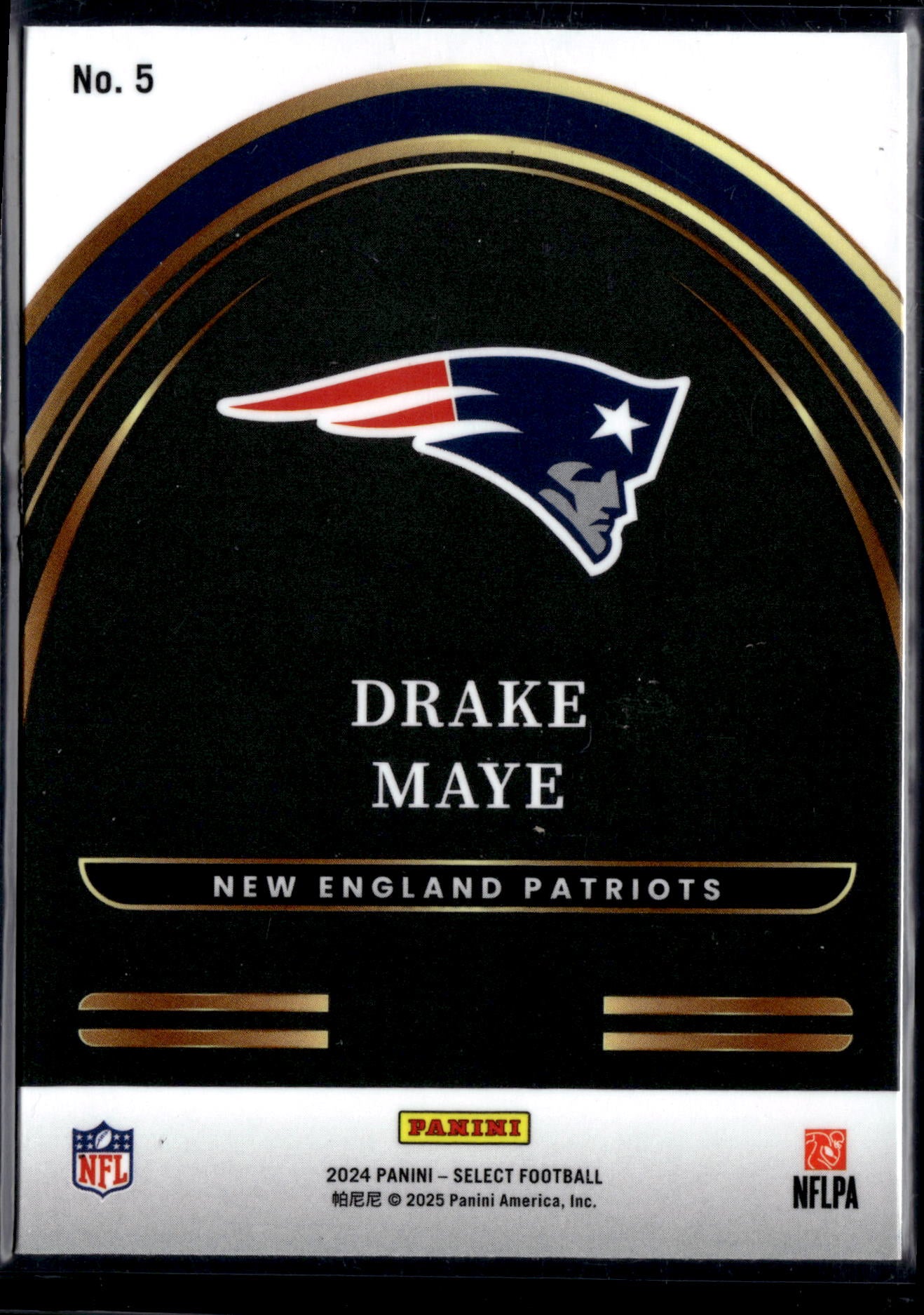 2025 Panini Select Football Future Drake Maye #5