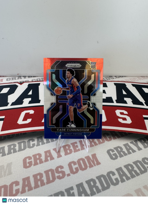 2021 Panini Prizm Cade Cunningham #282 Red White Blue RC