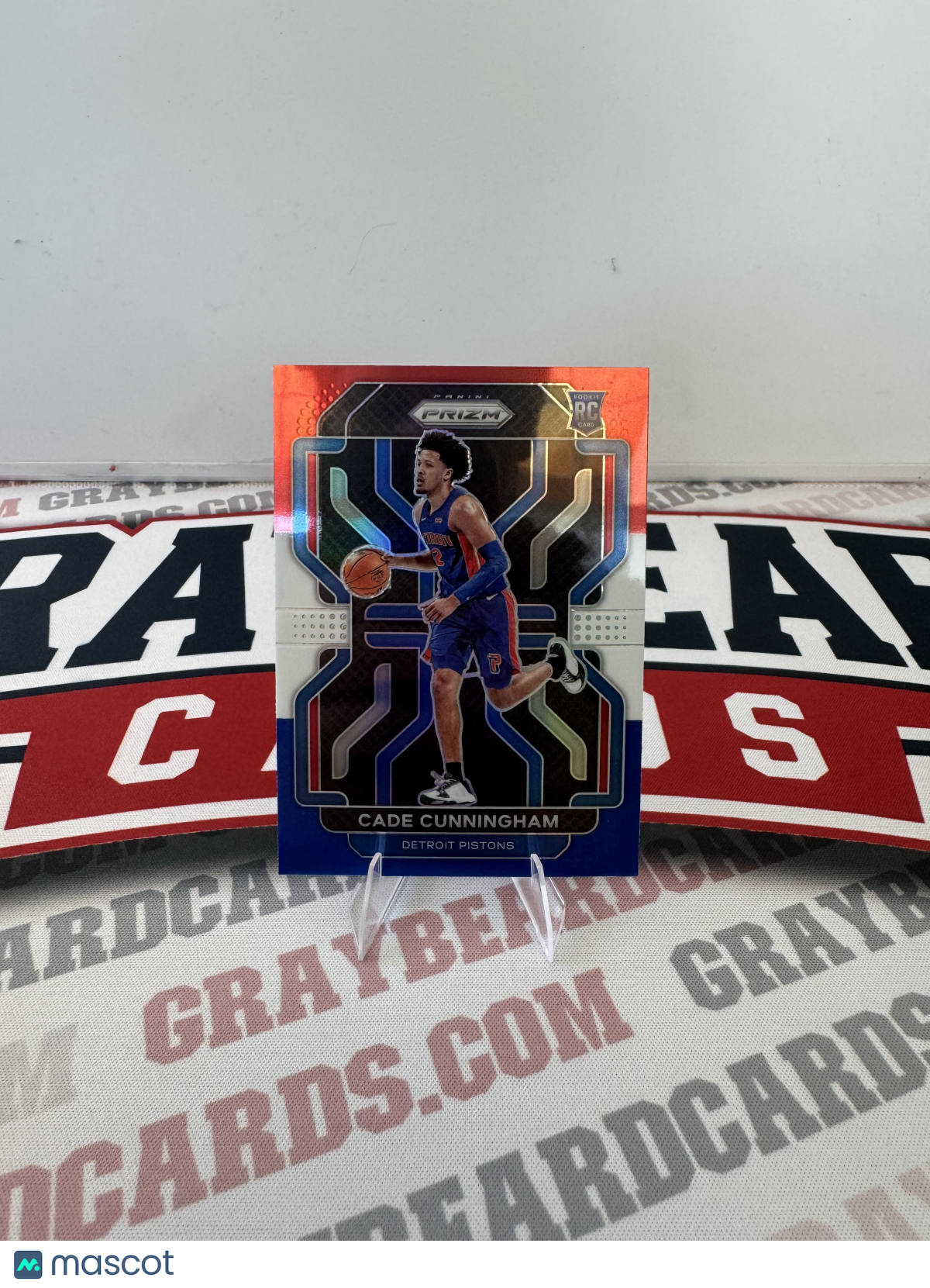 2021 Panini Prizm Cade Cunningham #282 Red White Blue RC
